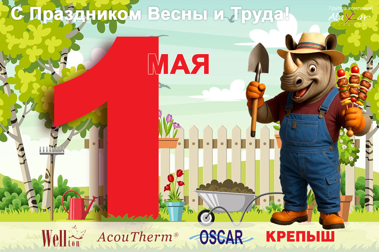 С Праздником Весны и Труда 1 МАЯ!